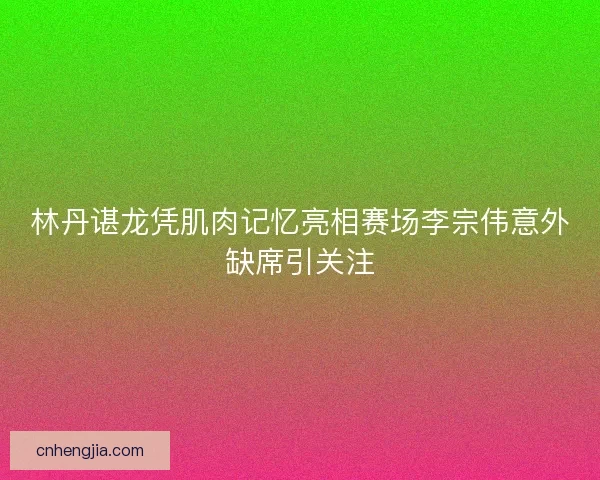 林丹谌龙凭肌肉记忆亮相赛场李宗伟意外缺席引关注